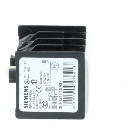 Hilfsschalterblock  Gebraucht